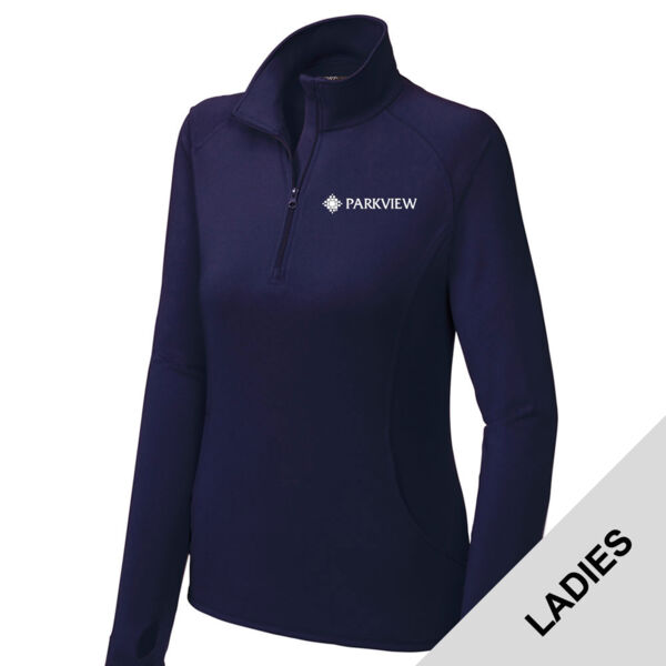 LST850 - EMB - Ladies Sport-Wick 1/4 Zip Pullover Thumbnail