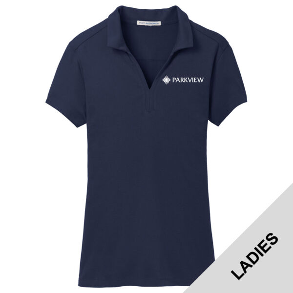 L573 - EMB - Ladies Rapid Dry Mesh Polo Thumbnail