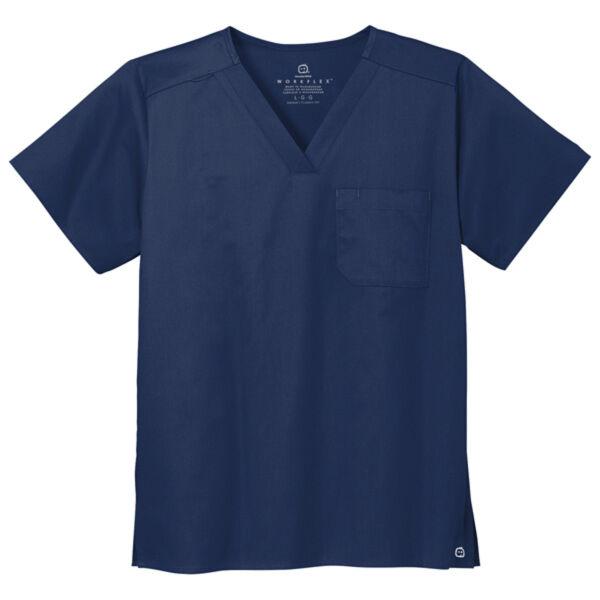 WW3160 - Wink Unisex WorkFlex Chest Pocket V-Neck Top Thumbnail